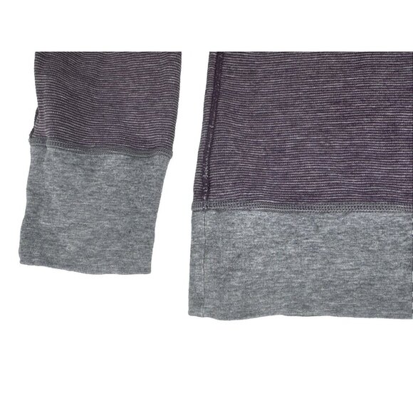 Lululemon Sweater Mens purple & Grey Performance Activewear Top reversable - Picture 6 of 12